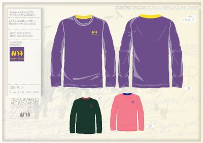 REMERA A. ML. BASICA COMBINADA